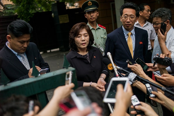 朝鲜外交官结束与美前高官协商 ：条件成熟的话要与特朗普政府对话