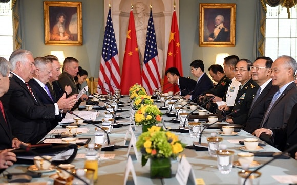  首轮中美外交安全对话在华盛顿举行，将聚焦朝核和反恐等问题