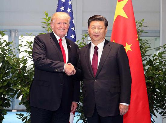  习近平会见美国总统特朗普