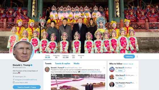  从特朗普推特看他对华策略的转变