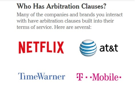  美国仲裁法明为保护消费者，却被大公司用以规避责任
