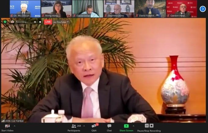 崔天凯对话阿利森:不经意的后果可能比有意为之的后果更糟糕