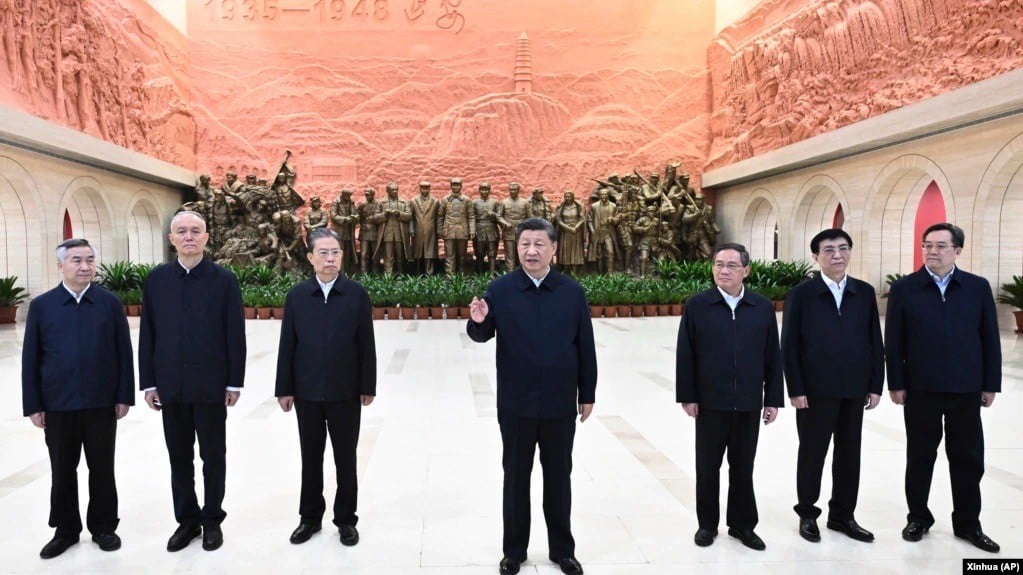  20大政治局常委和委员的职务分配
